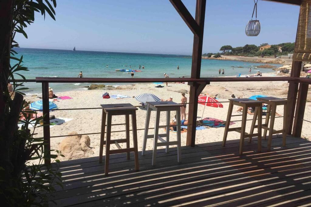 Ajaccio Magnifique T2 Neuf 40M2 Avec Balcon Au Trottel 4 Couchages Wifi Clim Parking Plage A Pieds 100M Exteriör bild